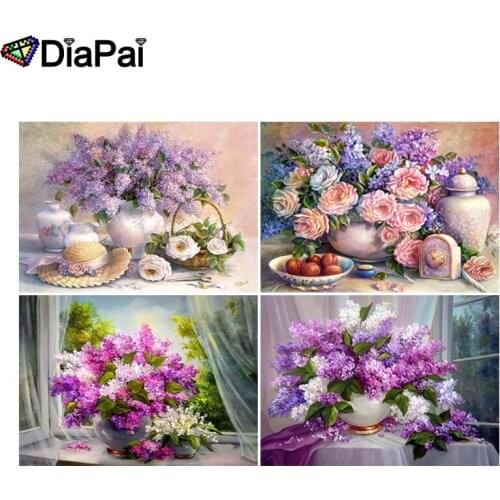DIAPAI 100% Full Square/Round Drill 5D DIY Diamond Painting "Flower landscape" 3D Embroidery Cross Stitch Home Decor