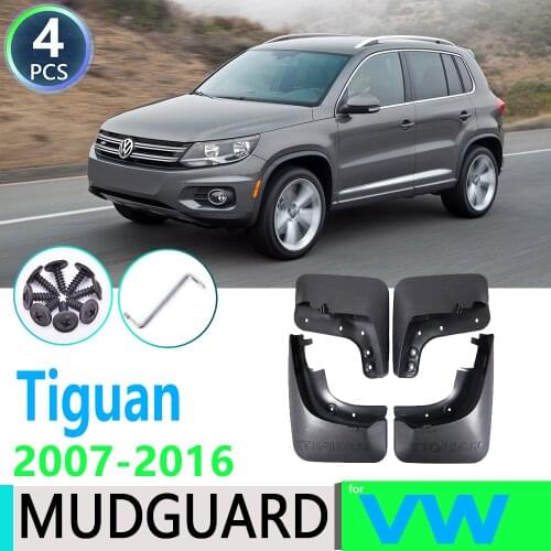 For Volkswagen VW Tiguan MK1 2007~2016 2011 2012 2013 2014 2015 Car Fender Mudguard Mud Flaps Guard Splash Flap Car Accessories