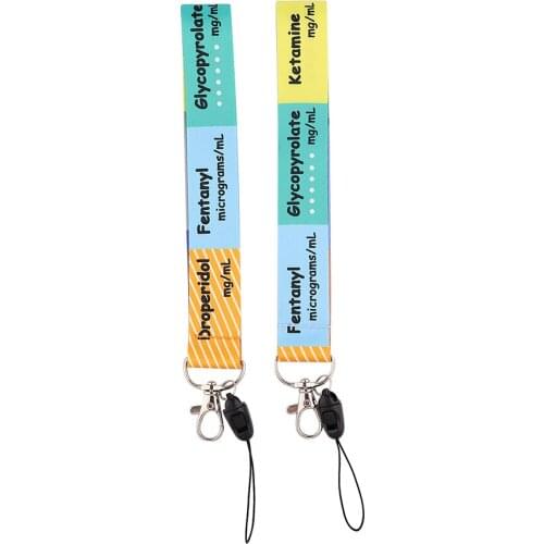 ER1067 Medical Theme Creative Short Lanyard Badge ID Lanyards Phone Rope Key Lanyard Neck Straps Accessories For Doctor Nurse
