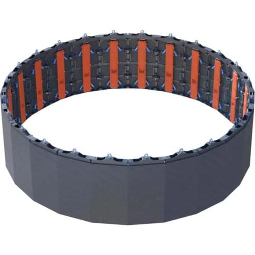 Adjustable curve degree 360 degree 180 degree outdoor P3.91 P1.9 P1.6 Led Wall Panel Flexible Display