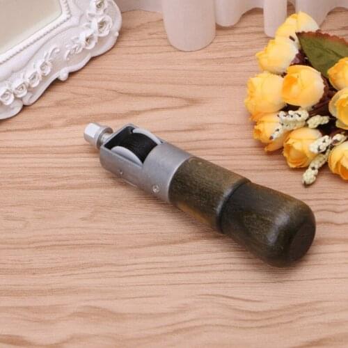 Leathercraft Lock Stitch Sewing Awl Thread Kit Needles Stitch Leather Fabric