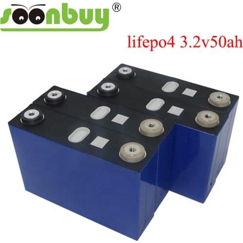 1PCS Lithium Iron Phosphate 3.2v 50ah lifepo4 battery cell 3 Solar street lamp Prismatic lithium battery cell