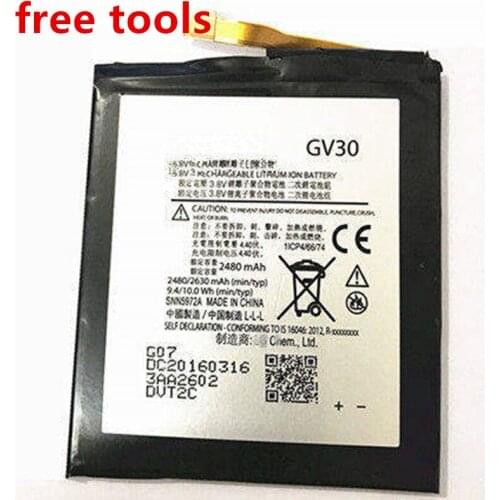 100% New 2630mAh GV30 Battery For Motorola Moto Z XT1650-05 XT1650-01 XT1650-03 Phone High Quality Battery+Tracking Number