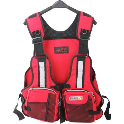 Factory wholesale adult lifejackets lures many pockets models can be adjusted a variety of colors can be customized