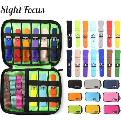 Portable Watch Strap Storage Watch Bands Box Watchband Case For Apple Watch Bands Organizer Box Bag Digital Travel Watches Pouch