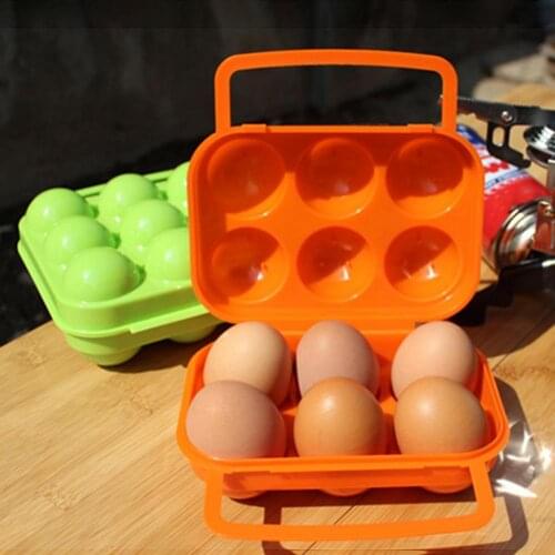 Egg Box Shockproof Kitchen Gadget PP Picnic Egg Storage Container for Home