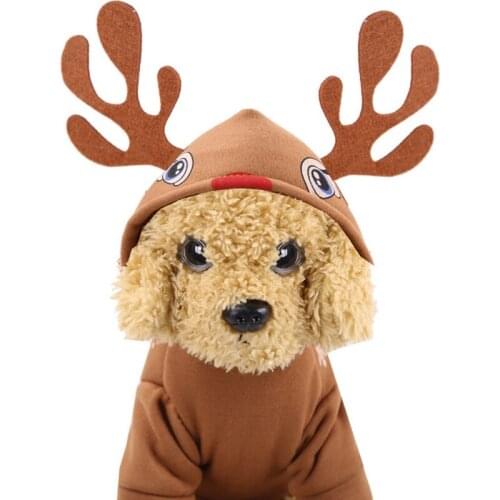 Christmas New Winter Pet Elk Coat York Chihuahua Cat Clothes Dress Pet Clothes Pet Dog Clothes Dog