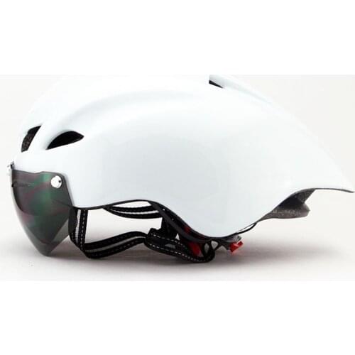 Cairbull Road Bike Cycling Ultralight Helmet with Goggles Men Riding MTB BMX Windproof Glasses Bicycle Helmets 55-61cm Black