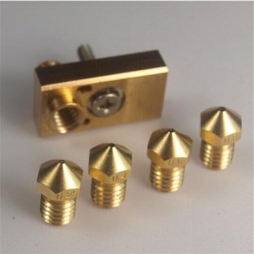 UM 2+ Ultimaker 2 Extended+ replacable hotend Upgrade kit 1.75/3mm For UM 2+ Olsson block nozzle kit