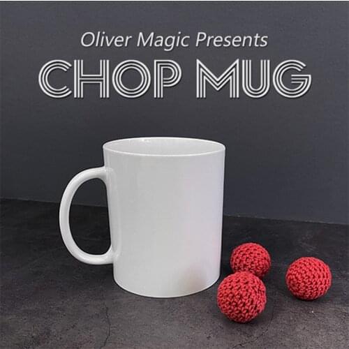Chop Mug by Oliver Magic Tricks Balls Appearing Vanishing Magician Toys Close Up Magia Gimmick Easy To Do