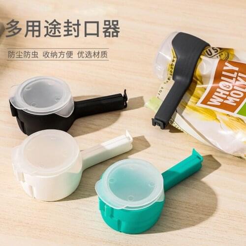 Plastic Food Seal Bag Clip Keeping Fresh Sealer Clamp Helper Snack Storage Sealing Clip Pour Food Saver Travel Kitchen Tools