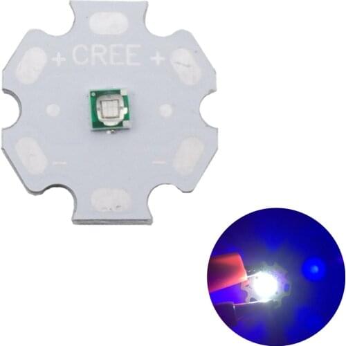 10PCS 3W 3535 High Power LED UV Light Chip 365nm 385nm 395nm 420nm Emitter Diode Ultra Violet DIY With 8/12/14/16/20mm pcb