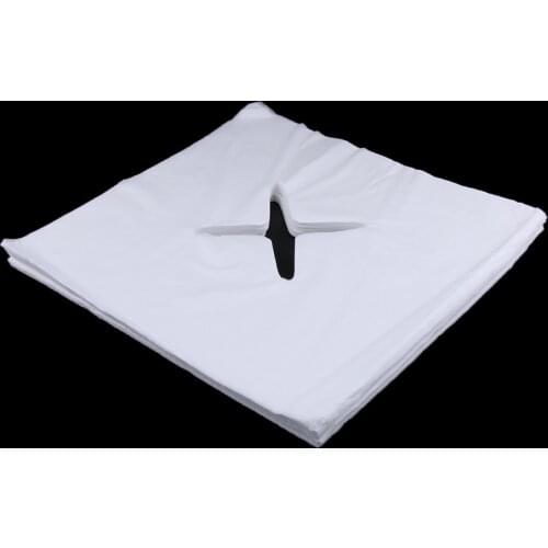 200pcs Beauty Salon Disposable Massage Table Bed Face Cradle Cushion Covers