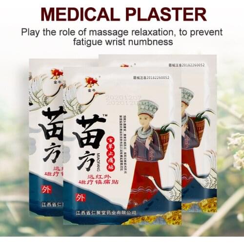 24Pcs Chinese Herb Extract Plaster Arthritis Neck Spine Muscle Cervical Spondylosis Pain Relieve Medical Patch Pain Killer