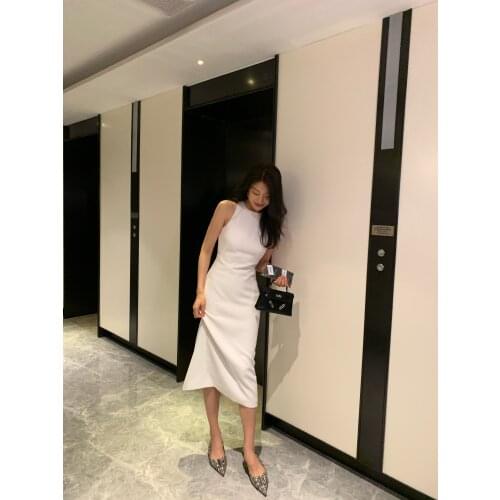 Garbociaga White Swan crossover dress