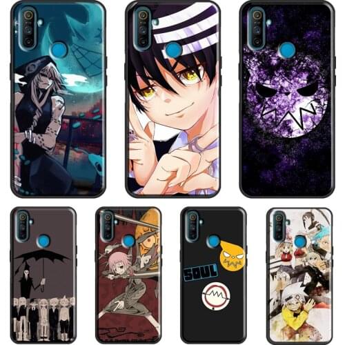 Anime Soul Eater For OnePlus 9 Pro 7 8 Pro 8T Nord 9R Case For Realme 8 Pro C3 C21 GT Neo 6 7 Q3 Pro Cover