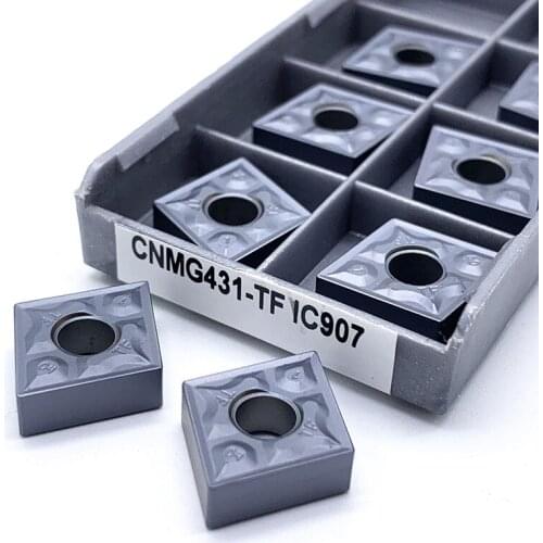 CNMG120404 / CNMG120408 TF IC908 Lathe Cutter Grooving Turning Tool High Quality Milling Blade Cutting CNMG 120404 120408