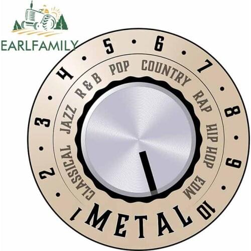 EARLFAMILY 13cm x 12.8cm for Crank It Clock Decal Waterproof Laotop Car Stickers Windshield RV Cartoon Motorcycle Vinyl Car Wrap
