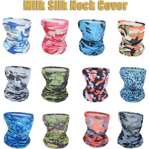 Cycling Headwear Summer Men Anti-sweat Breathable Cycling Face Cover Mascarillas Running Bicycle Bandana Sports Scarf Headband