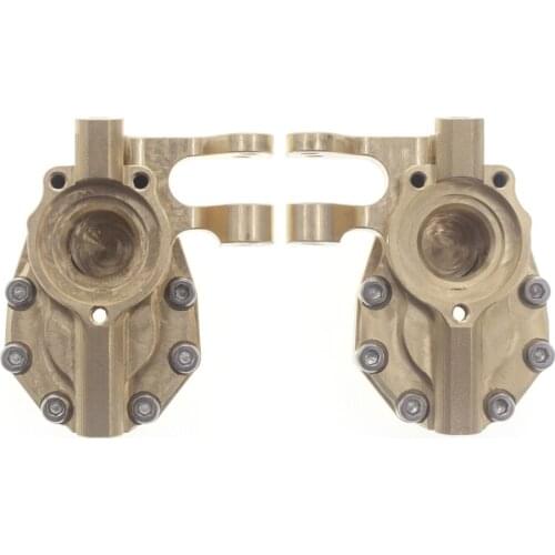 Brass Counterweight Gear Cover Steering Cup Axle Modified Upgrade Parts for Trx-4 Model Car