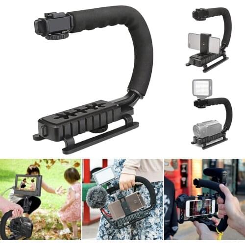 New Video Handheld Stabilizer Camera Action Stabilizing Grip Handle for Canon Nikon Sony DV Camcorder GDeals