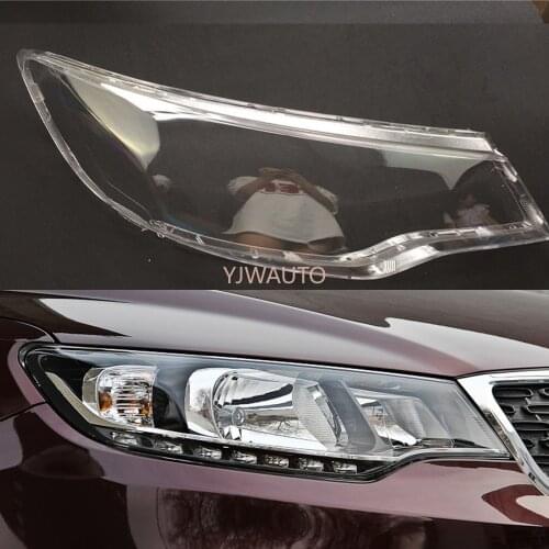 Car Headlamp Lens For Kia Cerato/Forte 2014 2015 2016 Car Headlight Headlamp Lens Auto Shell Cover Driver & Passenger Side
