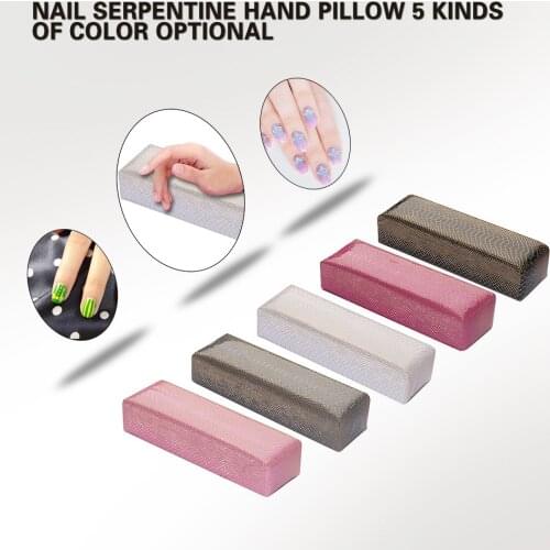 Nail Arm Rest Pillow Waterproof PU Leather Hand Palm Rest Hand Cushion Pillow Holder Nail Art Stand for Manicure Pillow