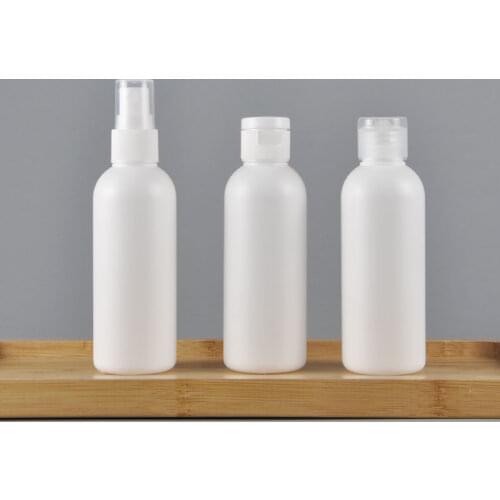 100ML X 50 Empty Skin Care Plastic Bottles With Flip Top Cap/Disc Top Cap/Spray Pump Lotion PE Container Travel Cosmetics Bottle