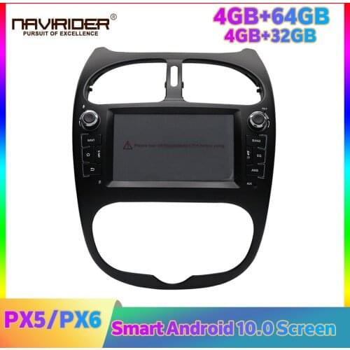 PX5 PX6 Android Player For PEUGEOT PG207 2000 2016 Car Radio Head Unit Multimedia GPS Navi Stereo Recorder Carplay Autoradio