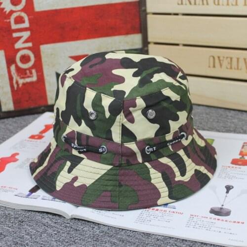 Spring Summer Explosion Models Fisherman Hat Men Women Outdoor Outing Camping Sun Basin Hat Foldable Camouflage Wholesale2021