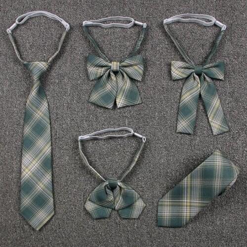 Uniform Bow Tie Orthodox JK Plaid Bow Tie Student Tie Pine Forest Japanese Bow Tie School Uniform Accessories