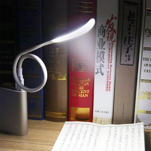USB Reading Lamp, USB LED Light, 3 Brightness Touch Dimmable with Flexible Gooseneck, Portable Table Lamp for Laptop Notebook