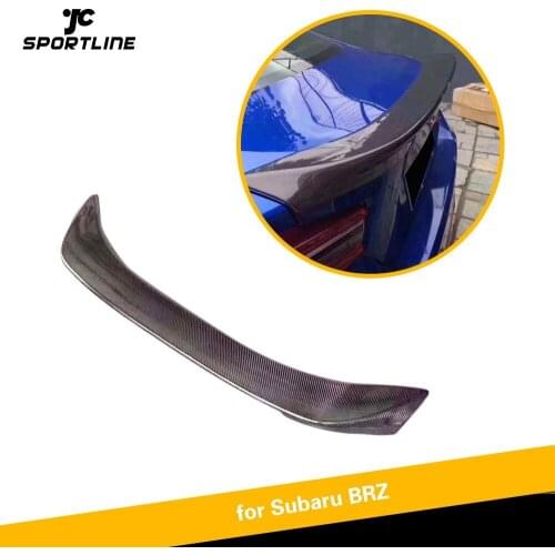 Rear Trunk Lip Spoiler Boot Wing for Subabu BRZ 2017 2018 Base TS Sport-tech Limited Premium 2 Door Coupe Carbon Fiber