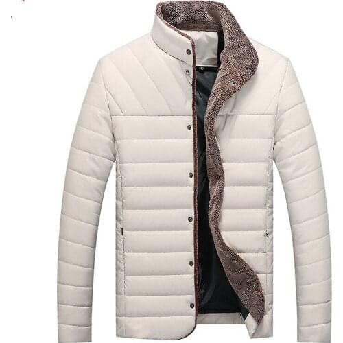 Winter Jacket Mens PU Fleece Thick Warm Jacket Men Padded Winter Coats Fashion Mens Brand Clothing Puls Size 5xl