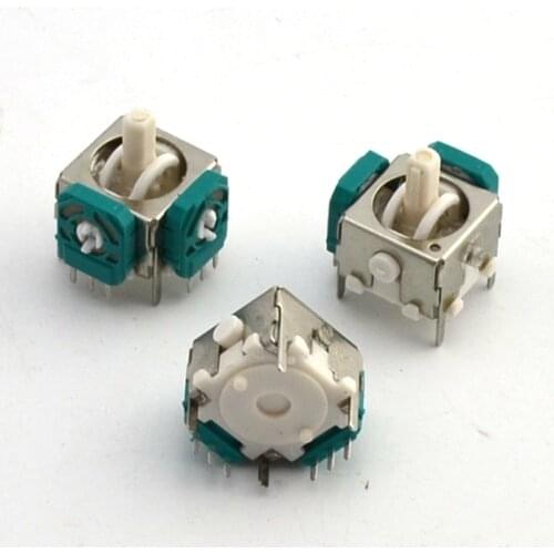 200pcs a lot Wholesale for N GC gamecube Replacement 3D Analog Joystick Stick Controller Repair Parts