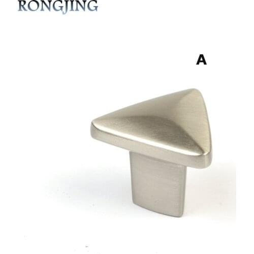 2X Modern Kitchen Cabinet Drawer Knobs Creative Cupboard Closet Dresser Drawer Handles Wine Box Puls Embedded Dark Handle Nickel