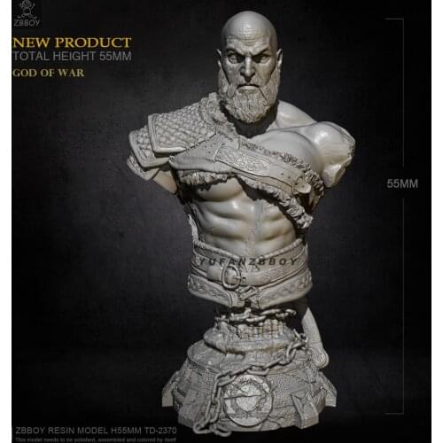 55MM Resin bust model kits self-assembled TD-2370