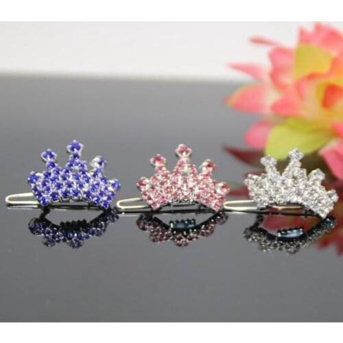 Hot Sale Dog Accessories Pet Grooming for Puppy Beautiful Dog Hair Clip Crown Bow Pet Hairpins Dog Multicolor Cat Headwear