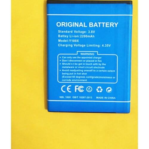 AZK High Quality Backup 2200mAh Battery For DOOGEE NOVA Y100X For Doogee Y100X Battery Smartphone In stock