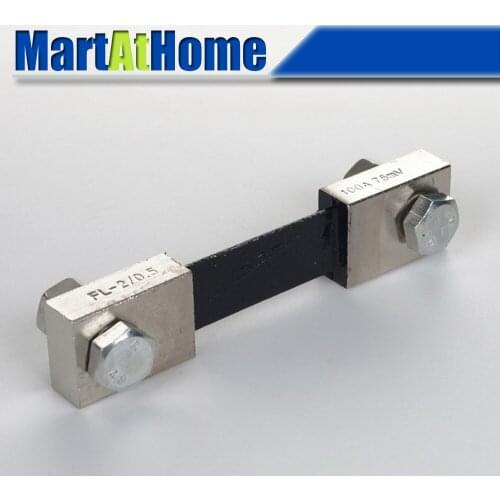 Free Shipping 100A 75mV DC Current Shunt Resistor for 100A AMP Ampere Panel Meter Ammeter #BV260 @CF