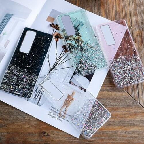 P Smart Z 2021 Glitter Bling Cases For Huawei P40 Lite E P30 P20 Pro Y5P Y6P Y7P Y8P 2020 Honor 30i 9A 9S 9C Soft Silicone Cover