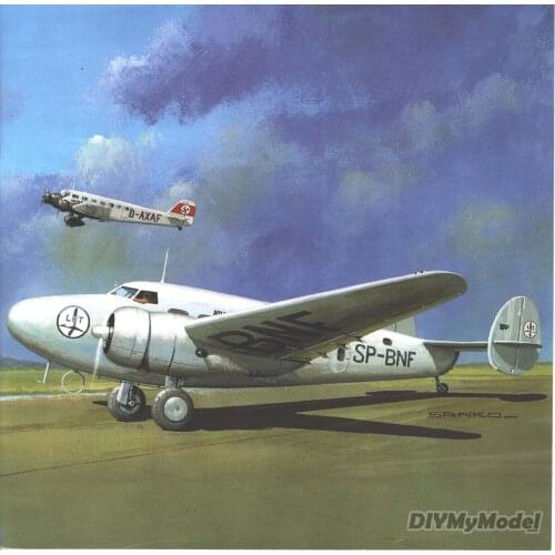 DIYMyModeI L-14h transport DIY Handcraft Paper Model KIT Handmade Toy Puzzles Gift Movie props