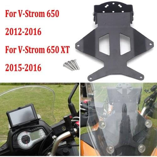 For SUZUKI V-STROM Vstrom 650 XT DL 650 XT Motorcycle Navigation Bracket Mobile Phone GPS Board Bracket USB & Wireless Charging