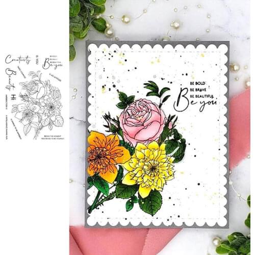 Friendly Flower Plant Garden Stamps And Dies New Arrival 2021 Scrapbook Diary Decoration Stencil Embossing Template DIY Greeting