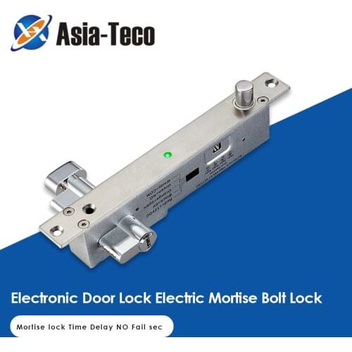 Electric Magnetic Lock Electronic Door Lock Electric Mortise Bolt Lock Mortise lock Time Delay NO Fail secure