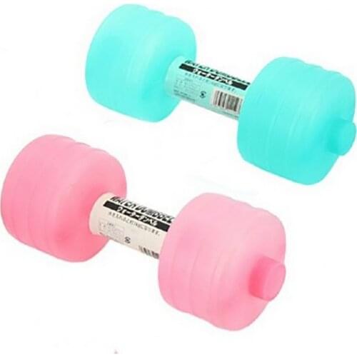 1pcs 1kg Water Dumbbells for Fitness Aquatic Barbell Gym Weight Loss Exercise Equipment Women Comprehensive Home Fitness