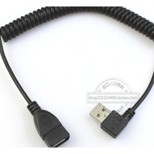 CY right bending with elastic USB extension cable bend USB extension cord straightening USB 1.5 meters elbow extension cord