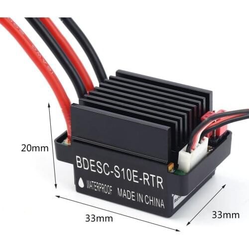 Hobby Brushed Motor Speed Controller W/2A BEC ESC High Voltage Rc ESC 6-12V 320A RC Boat & RC Car