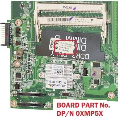 0XMP5X for Dell Inspiron 17R N7110 Motherboard XMP5X DA0R03MB6E1,HM67, takes i7. US