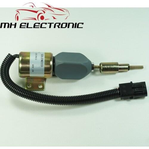 MH Electronic Fuel Shutdown Solenoid Valve Shut off Stop For Cummins VW Ford 3357411 907120120014 TRA130805 3355427 3 pin 24V